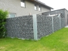Deco Black terrasafsluiting met onderbak 140cm hoog