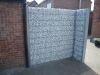 Deco White afscheidingsmuur met hoek